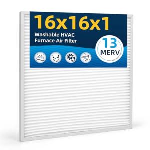 16x16 Reusable MERV 13 HVAC Air Filter