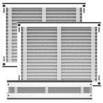 3 Pack of MERV 13 AprilAire Replacement Filters