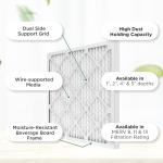 Mann+Hummel 12x24 MERV 11 Air Filters (4 Pack)