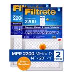Filtrete Smart Replenishable 14x20x1 Air Filter, 2-Pack