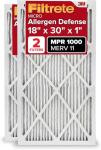 Filtrete 18x30 AC Air Filter, MERV 11, 2 Pack