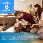 SpiroPure MERV 8 Pleated Air Filters (6 Pack)