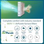 20X25X4 AirPurete MERV 11 Furnace Filter