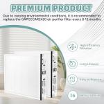 16x20x3 MERV 16 Air Purifier Filter Replacement