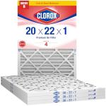 Clorox MERV 8 Pleated Air Filters, 4-Pack