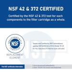 TEEHAY Water Filter Replacement, 2 Pack