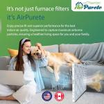 20x20x1 Air Filters - MERV 8, Pack of 6