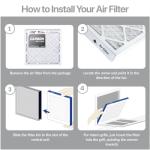 Filter King Carbon MERV 8 Air Filter 4-Pack