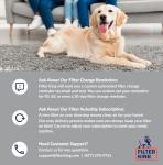 Filter King Carbon MERV 8 Air Filter 4-Pack