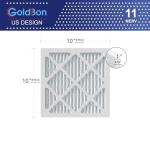 10x10x1 MERV 11 Air Filter 4 Pack