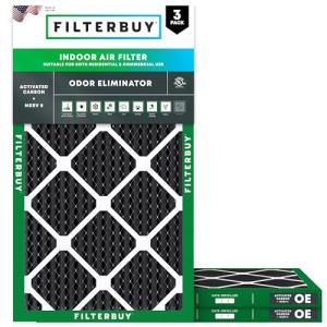 18x30x1 Air Filter MERV 8 Odor Defense (3-Pack)