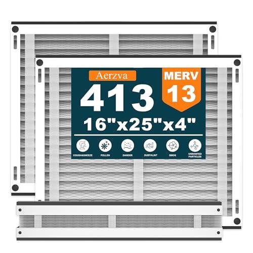 3 Pack AprilAire 413 MERV 13 Replacement Filters