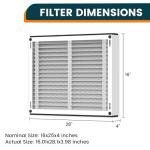 3 Pack AprilAire 413 MERV 13 Replacement Filters