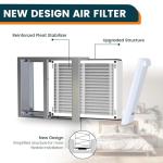 3 Pack AprilAire 413 MERV 13 Replacement Filters