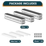 3 Pack AprilAire 413 MERV 13 Replacement Filters