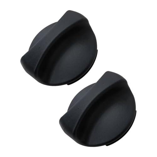 WELURE Refrigerator Water Filter Cap Replacement Black