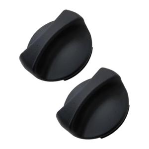 WELURE Refrigerator Water Filter Cap Replacement Black