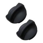 WELURE Refrigerator Water Filter Cap Replacement Black