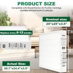 Bryant/Carrier MERV 15 Replacement Filters - 2 Pack