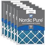 Nordic Pure 15x20x1 MERV 7 Air Filters 6 Pack