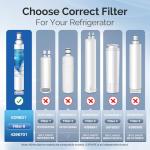 ICEPURE 4396701 Refrigerator Water Filter 4-Pack