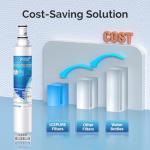 ICEPURE 4396701 Refrigerator Water Filter 4-Pack