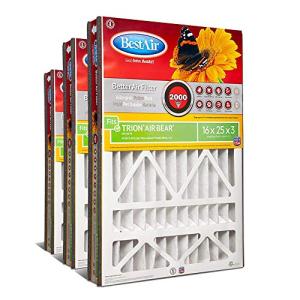 BestAir 16x25x3 MERV 11 Air Filter Pack of 3