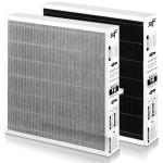 AISPA 2-Pack MERV 16 Air Filters, 16x25x3