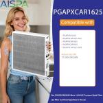 AISPA 2-Pack MERV 16 Air Filters, 16x25x3