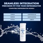 Mist XWF Refrigerator Water Filter Replacement (3 Pack)