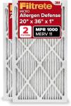 Filtrete 20x36 AC Air Filter, MERV 11, 2-Pack
