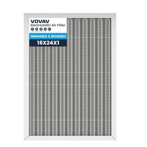 16x24 Washable MERV 8 Electrostatic Air Filter