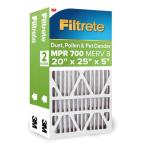 Filtrete 20x25x5 MERV 8 Air Filter 2-Pack