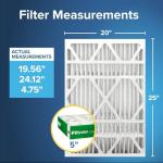 Filtrete 20x25x5 MERV 8 Air Filter 2-Pack