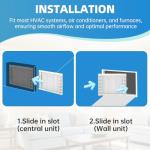 Pleated 24x24 MERV 13 Air Filters - 6 Pack