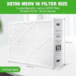 X8789 MERV 16 Filter for Lennox HVAC Systems