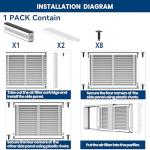 2 Pack AprilAire 413 Replacement Filters MERV 13