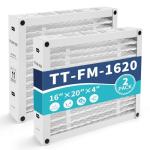 MERV 11 Furnace Filter 16x20x4, 2 Pack