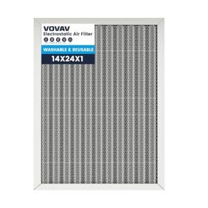 14x24 Air Filter - Washable, Reusable, MERV 8