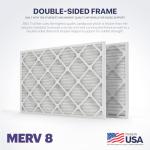 BNX TruFilter 14x30x1 MERV 8 Air Filters (4-Pack)