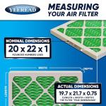 20x22 MERV 13 Air Filters - 6-Pack