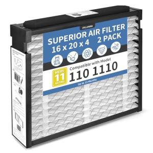 ZYLLOVAN 2-Pack Replacement Filters for Aprilaire 1110