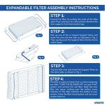 Aerostar MERV 13 Replacement Filter Pack of 2