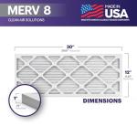 BNX TruFilter 12x30x1 MERV 8 Air Filters (4-Pack)