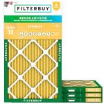 Filterbuy 12x27x1 MERV 11 Pet & Allergy Filters