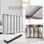 2 Pack Replacement MERV 10 Filters for Air Cleaners