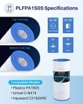 POOLPURE PA150S Pool Filter Cartridge Replacement