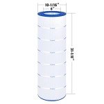Cryspool® 09031 Pool Filter Cartridge, 150 Sq. Ft