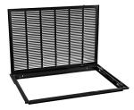 30" X 14" Steel Air Filter Grille - Black