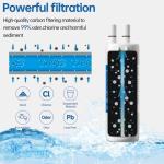FOIRCEADAL Compatible Water Filter Replacement - 3 Pack